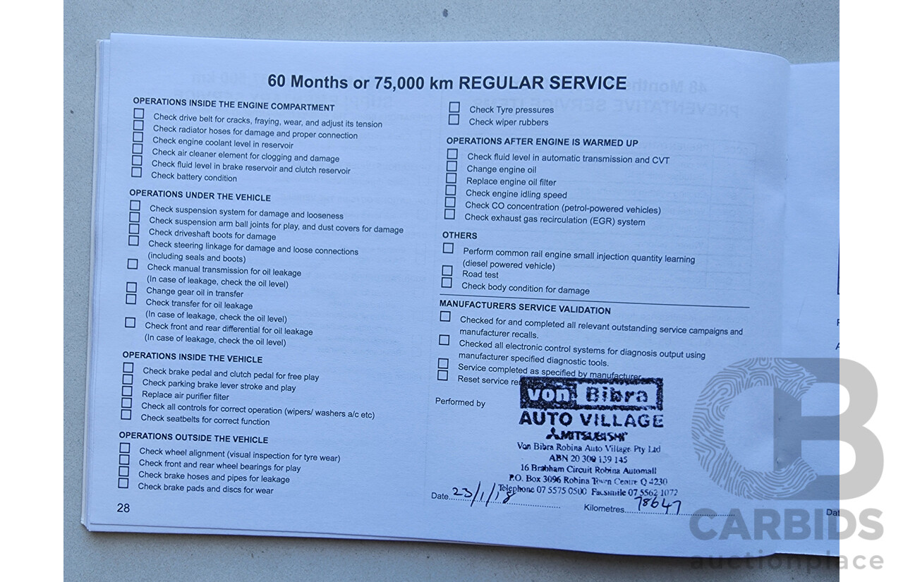 4/2015 Mitsubishi Outlander XLS (4x4) ZK MY16 4d Wagon Grey 2.3L