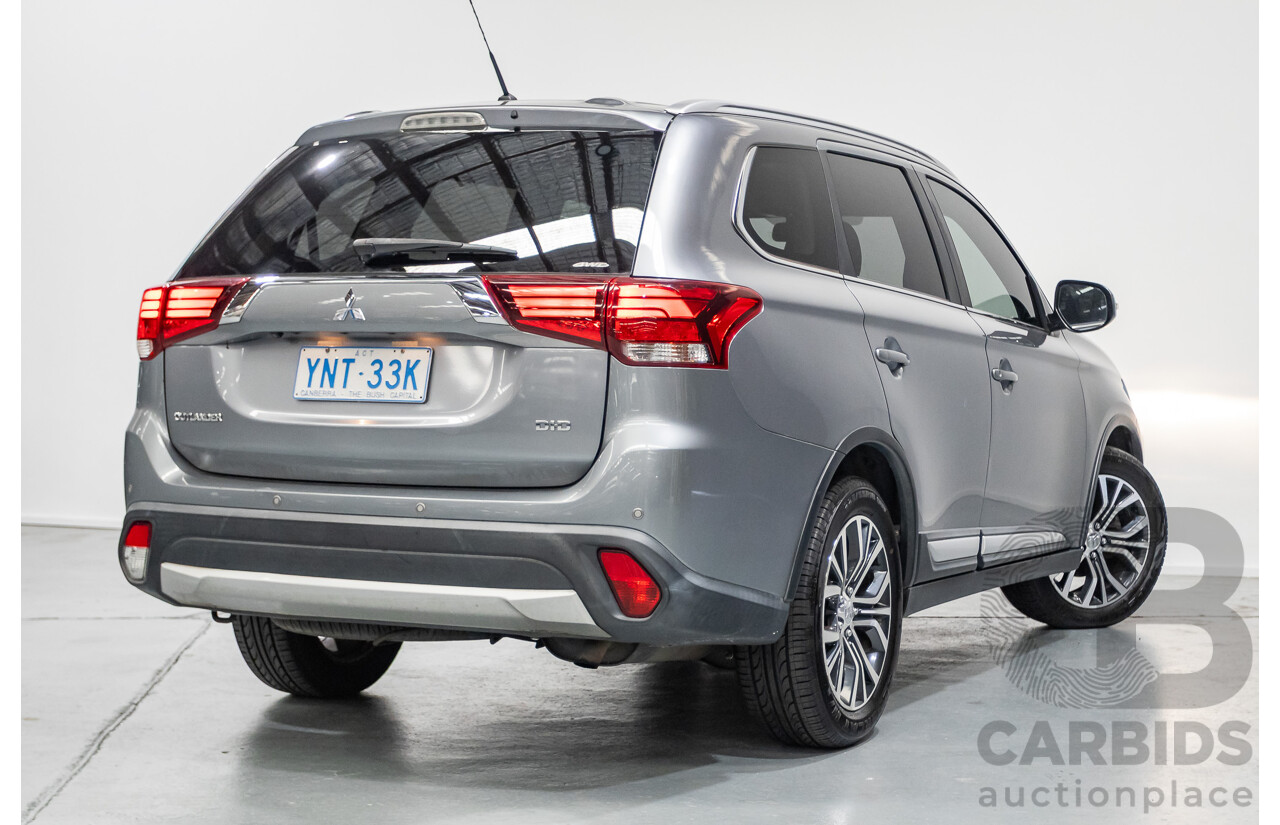 4/2015 Mitsubishi Outlander XLS (4x4) ZK MY16 4d Wagon Titanium Metallic Grey Turbo Diesel 2.3L