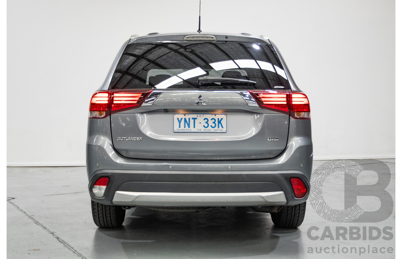 4/2015 Mitsubishi Outlander XLS (4x4) ZK MY16 4d Wagon Titanium Metallic Grey Turbo Diesel 2.3L
