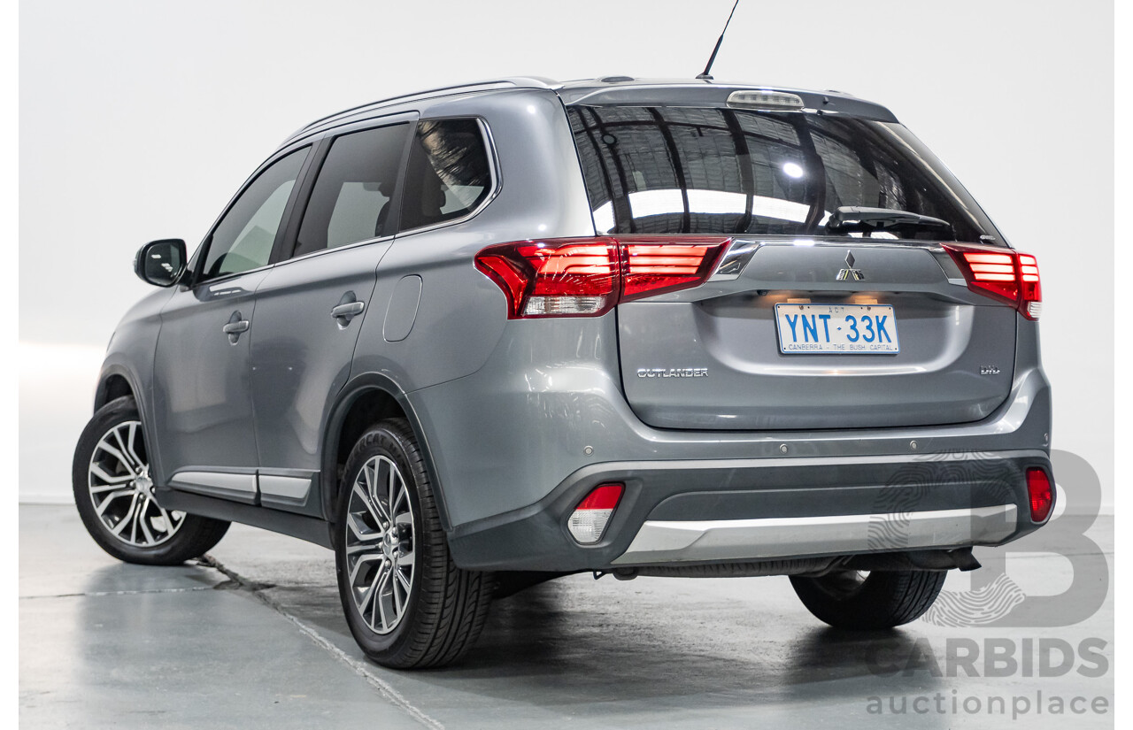 4/2015 Mitsubishi Outlander XLS (4x4) ZK MY16 4d Wagon Titanium Metallic Grey Turbo Diesel 2.3L