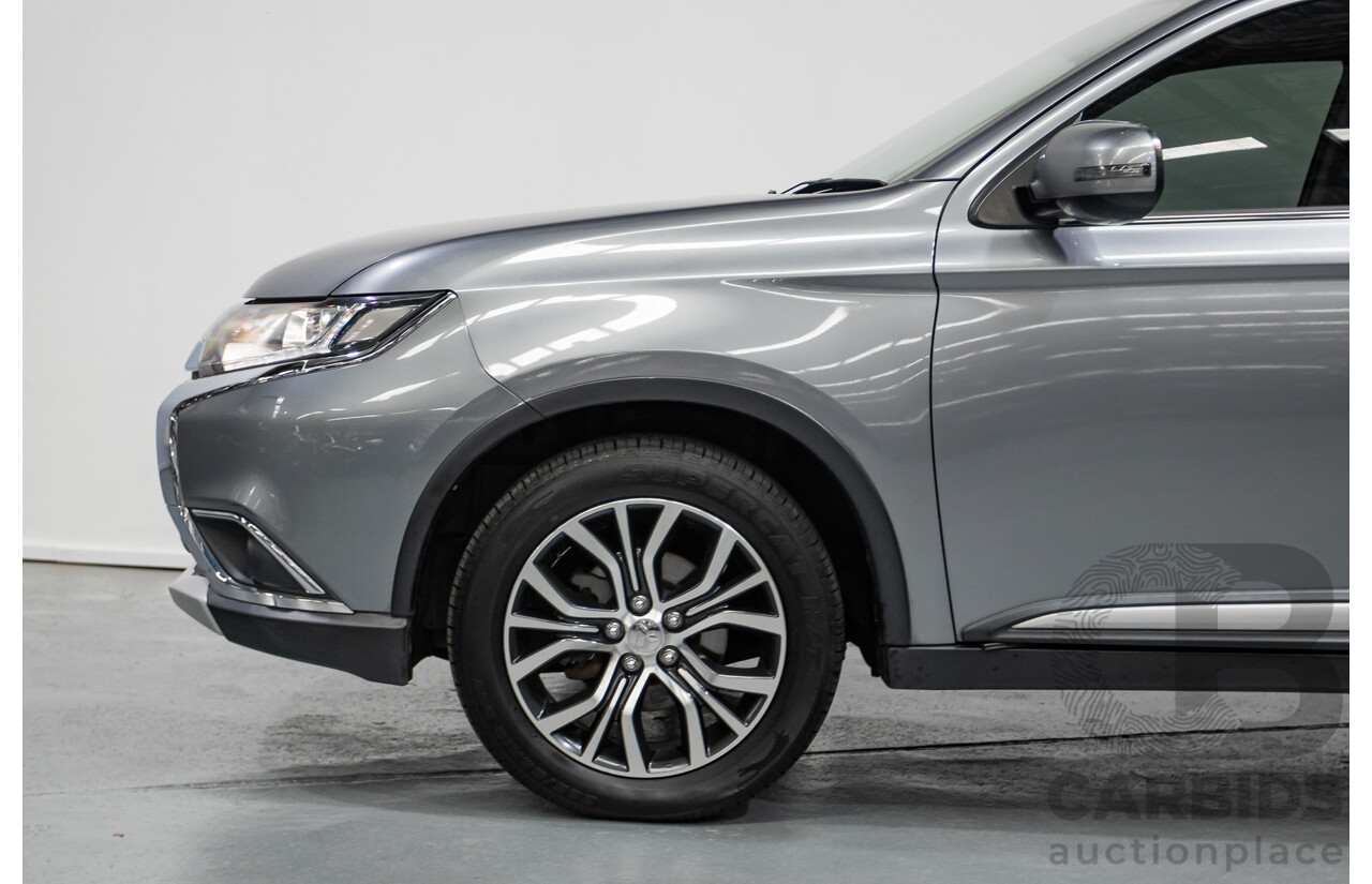 4/2015 Mitsubishi Outlander XLS (4x4) ZK MY16 4d Wagon Titanium Metallic Grey Turbo Diesel 2.3L