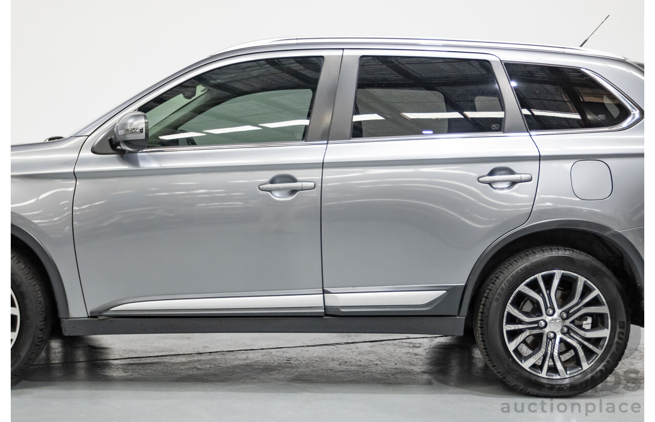 4/2015 Mitsubishi Outlander XLS (4x4) ZK MY16 4d Wagon Titanium Metallic Grey Turbo Diesel 2.3L