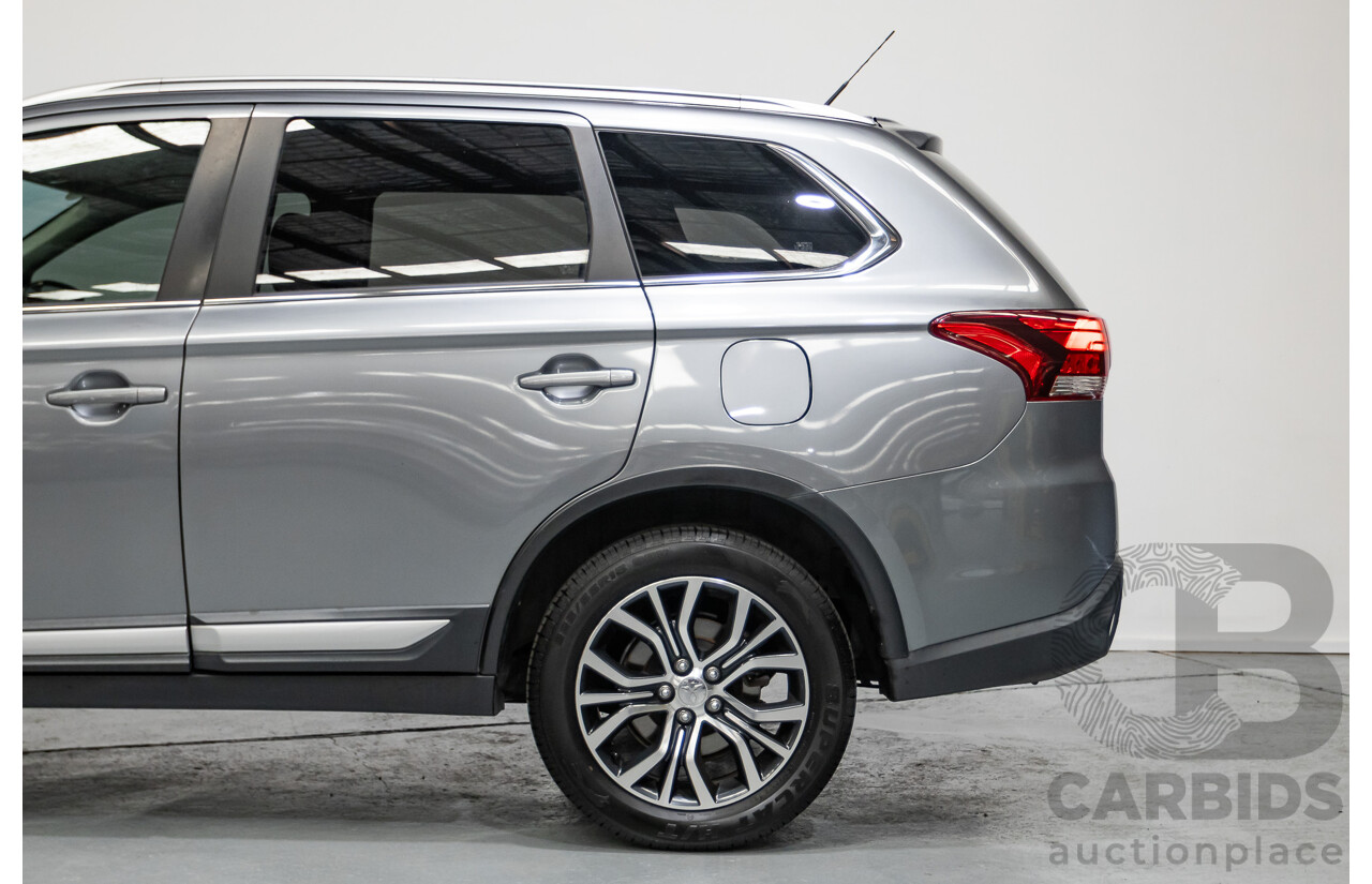 4/2015 Mitsubishi Outlander XLS (4x4) ZK MY16 4d Wagon Titanium Metallic Grey Turbo Diesel 2.3L