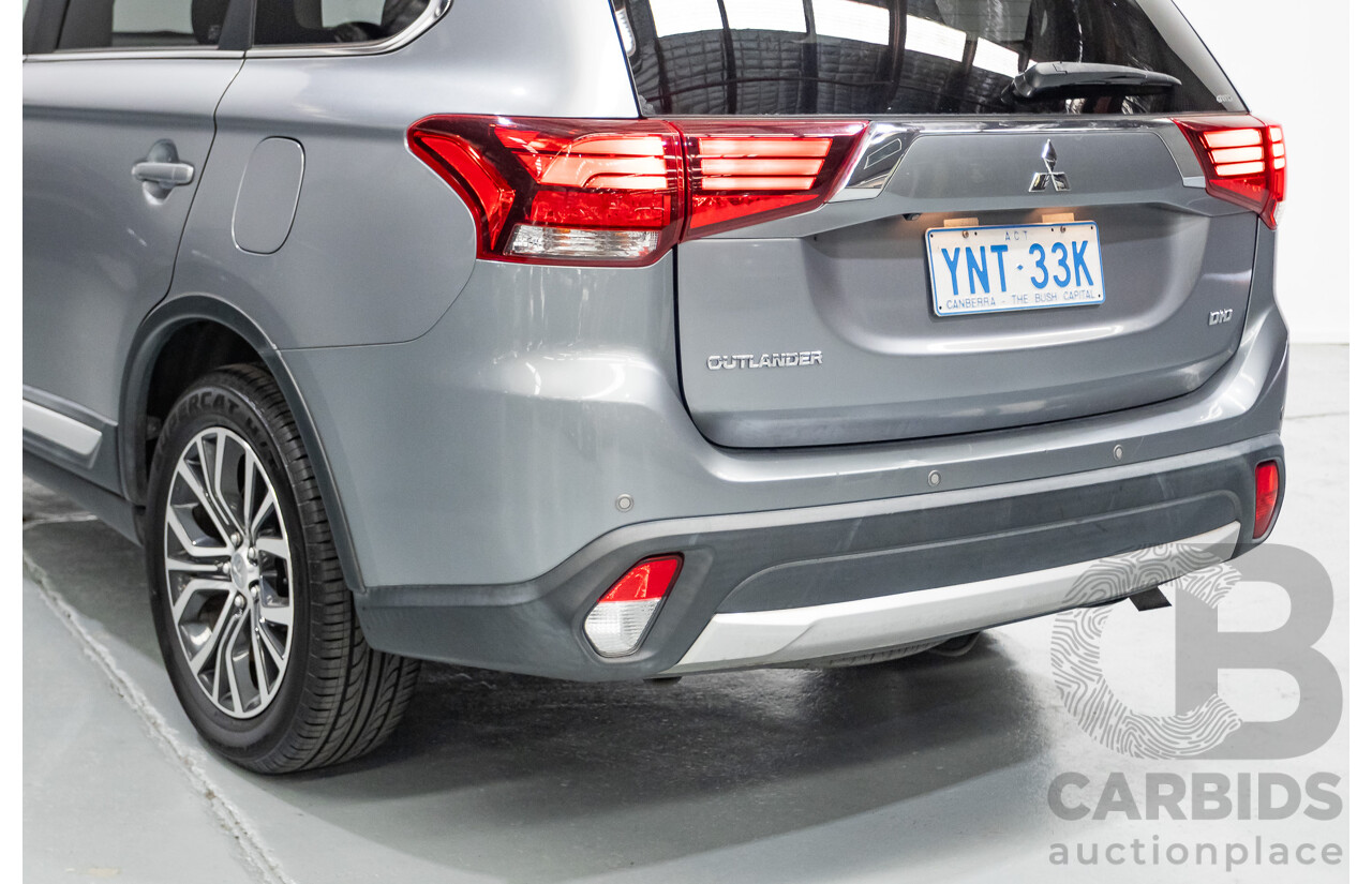 4/2015 Mitsubishi Outlander XLS (4x4) ZK MY16 4d Wagon Titanium Metallic Grey Turbo Diesel 2.3L