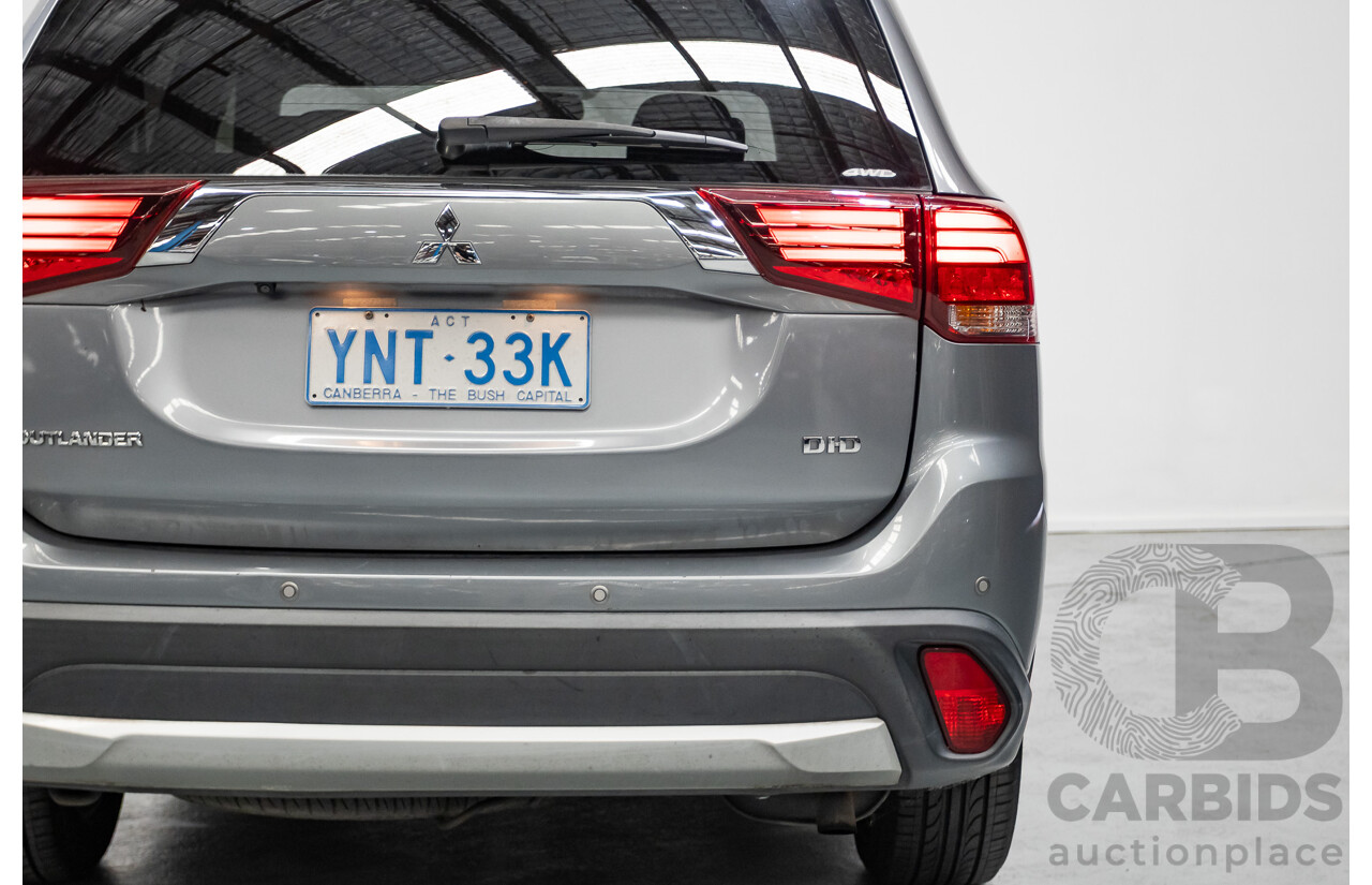 4/2015 Mitsubishi Outlander XLS (4x4) ZK MY16 4d Wagon Titanium Metallic Grey Turbo Diesel 2.3L