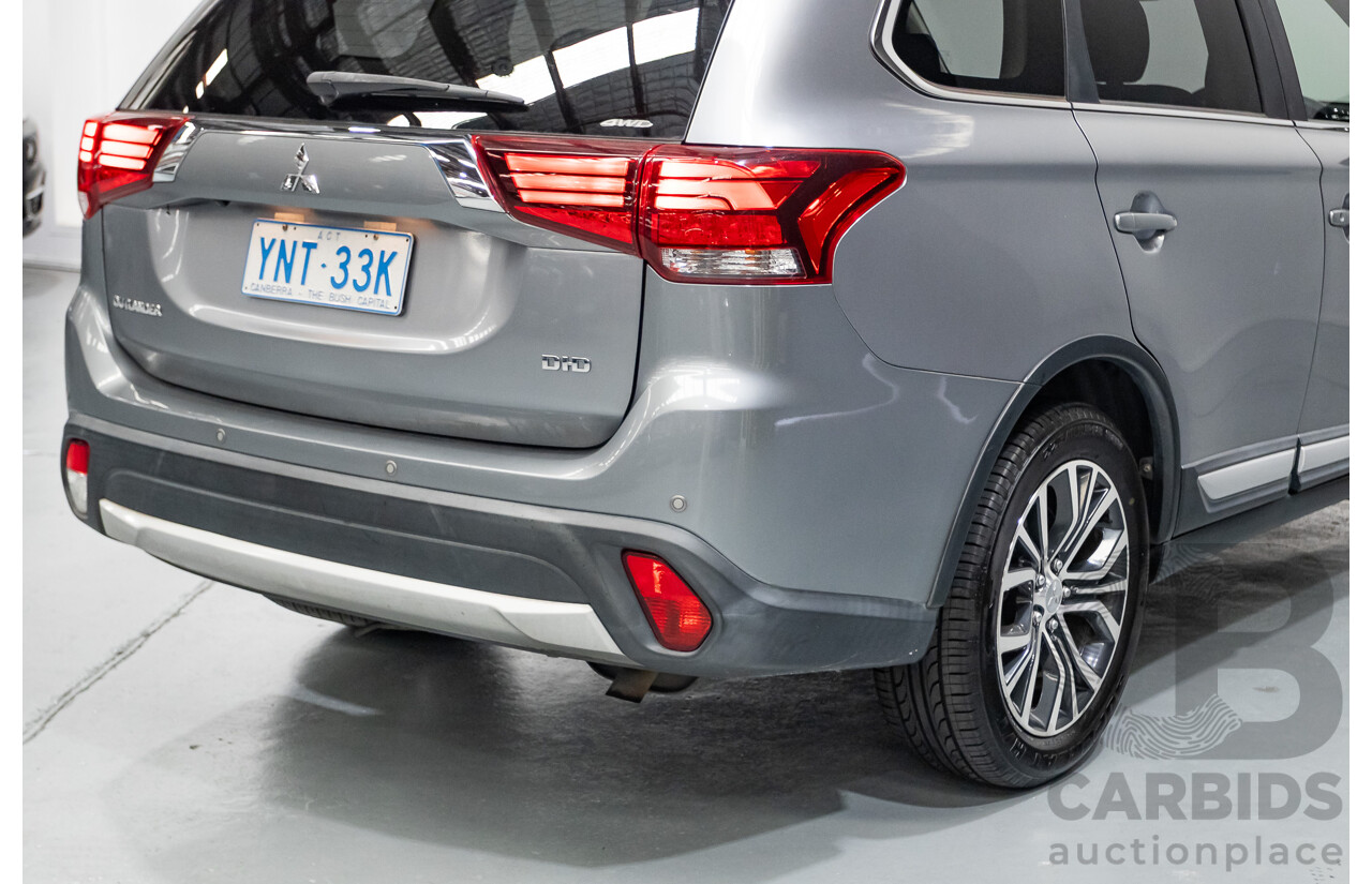 4/2015 Mitsubishi Outlander XLS (4x4) ZK MY16 4d Wagon Titanium Metallic Grey Turbo Diesel 2.3L