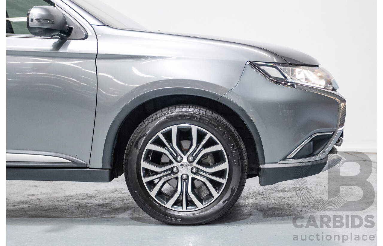 4/2015 Mitsubishi Outlander XLS (4x4) ZK MY16 4d Wagon Titanium Metallic Grey Turbo Diesel 2.3L