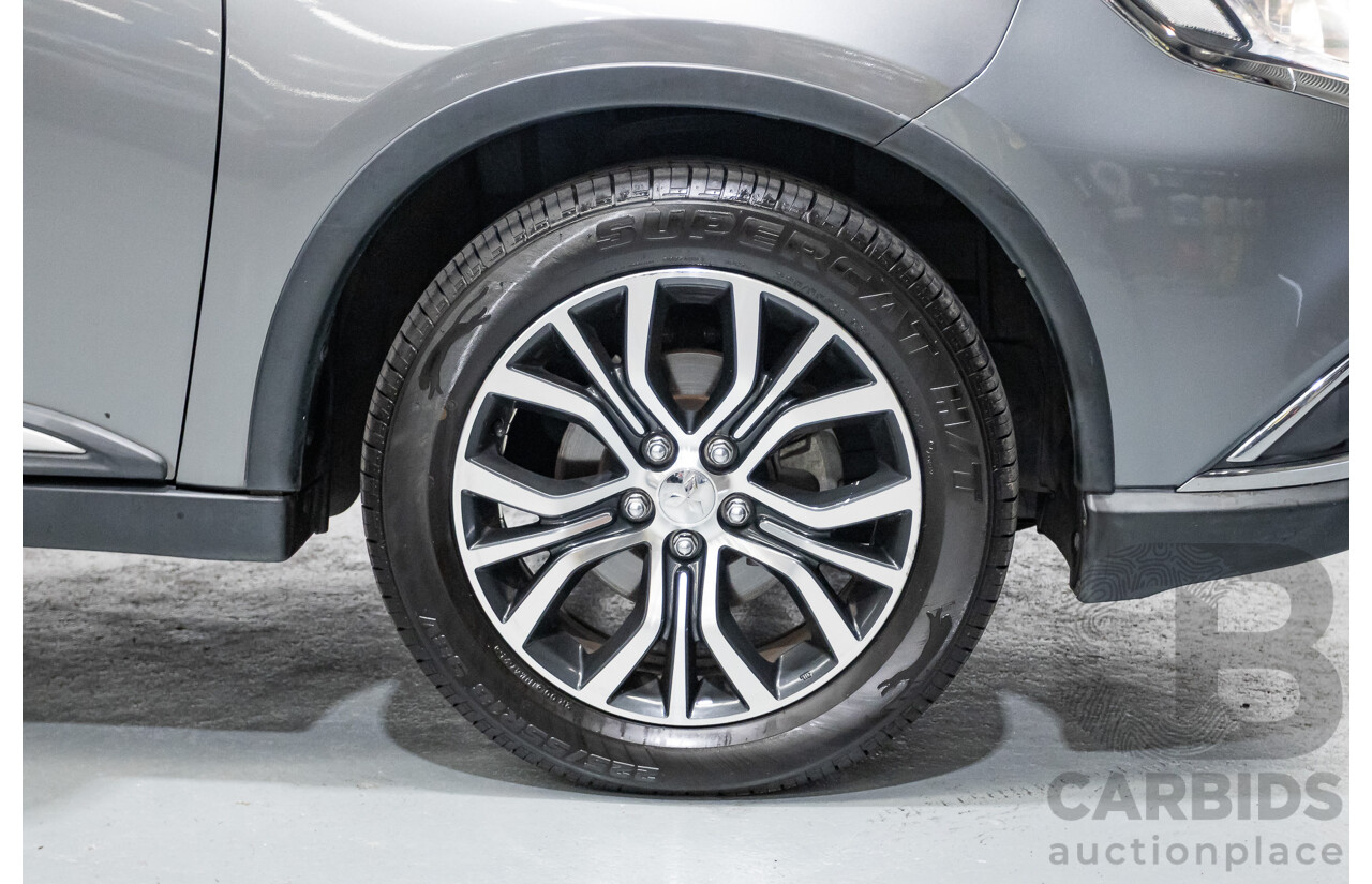 4/2015 Mitsubishi Outlander XLS (4x4) ZK MY16 4d Wagon Titanium Metallic Grey Turbo Diesel 2.3L
