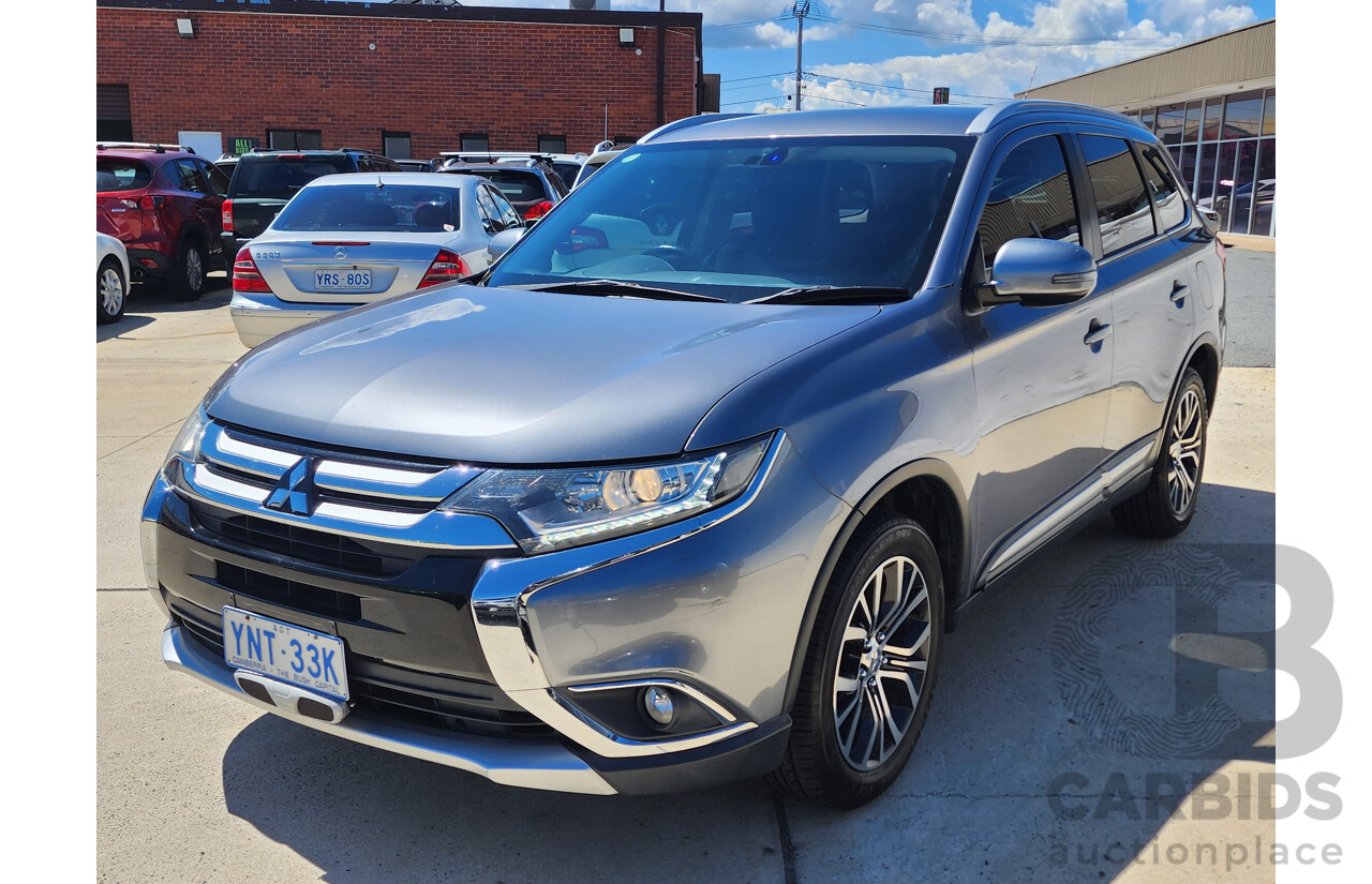 4/2015 Mitsubishi Outlander XLS (4x4) ZK MY16 4d Wagon Grey 2.3L