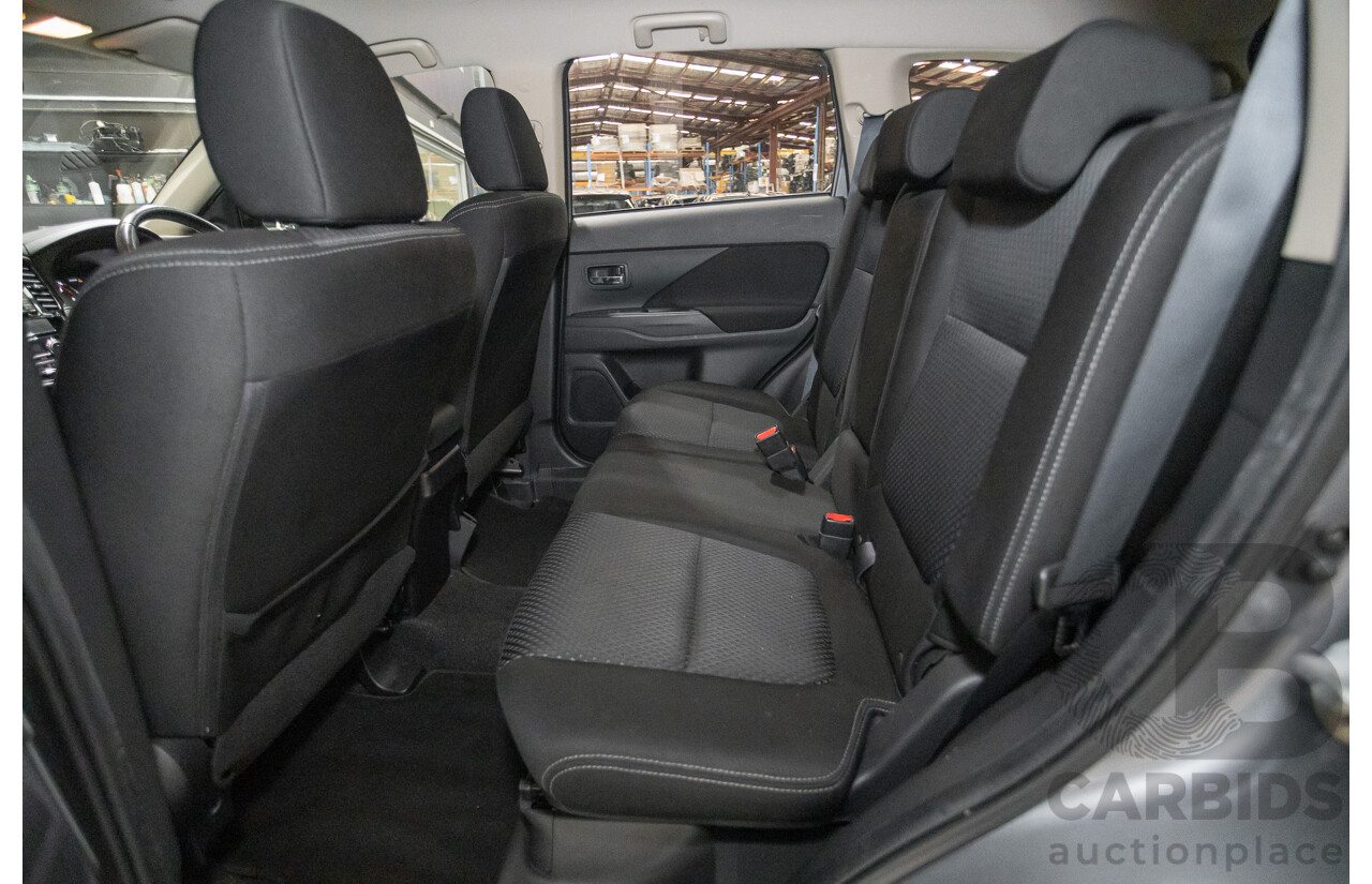 4/2015 Mitsubishi Outlander XLS (4x4) ZK MY16 4d Wagon Titanium Metallic Grey Turbo Diesel 2.3L