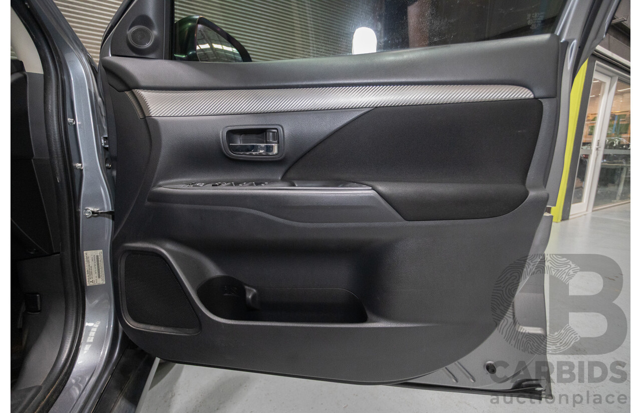 4/2015 Mitsubishi Outlander XLS (4x4) ZK MY16 4d Wagon Titanium Metallic Grey Turbo Diesel 2.3L