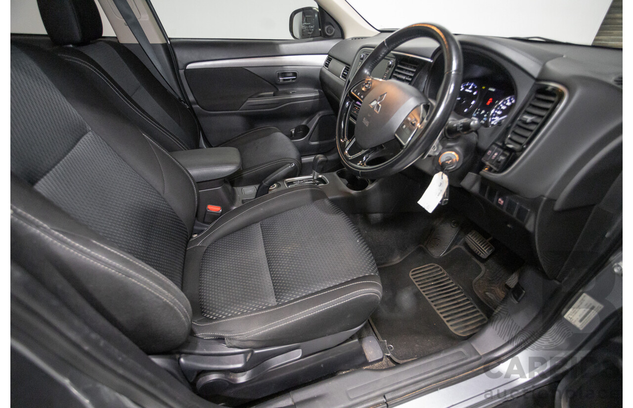 4/2015 Mitsubishi Outlander XLS (4x4) ZK MY16 4d Wagon Titanium Metallic Grey Turbo Diesel 2.3L