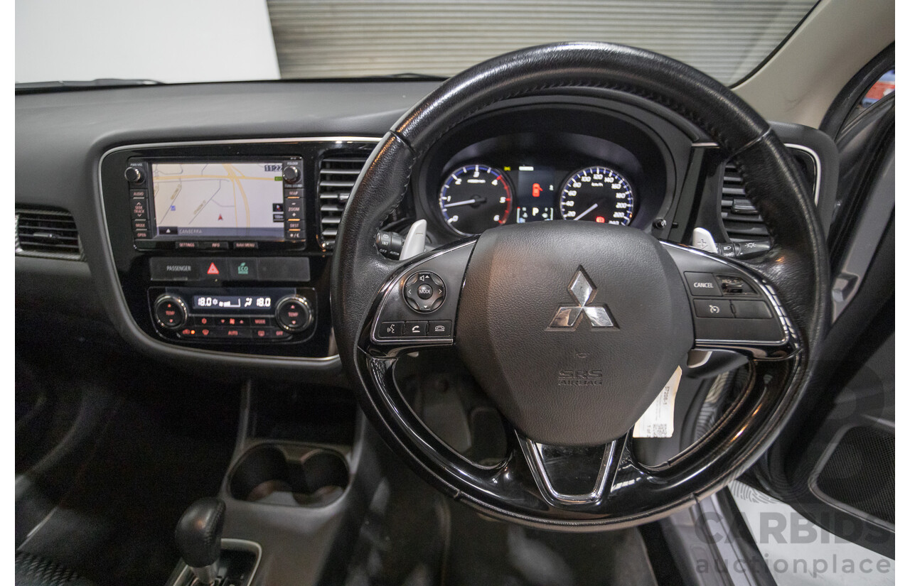 4/2015 Mitsubishi Outlander XLS (4x4) ZK MY16 4d Wagon Titanium Metallic Grey Turbo Diesel 2.3L