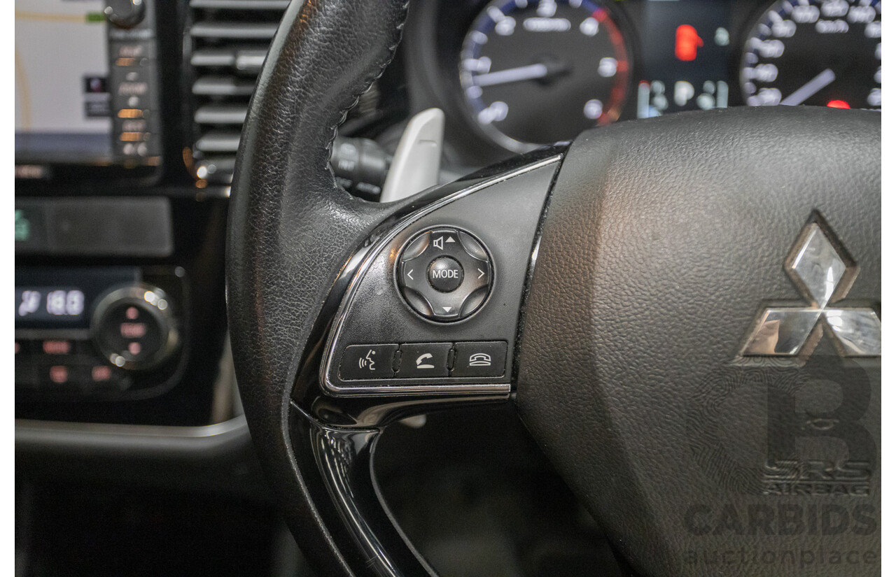 4/2015 Mitsubishi Outlander XLS (4x4) ZK MY16 4d Wagon Titanium Metallic Grey Turbo Diesel 2.3L