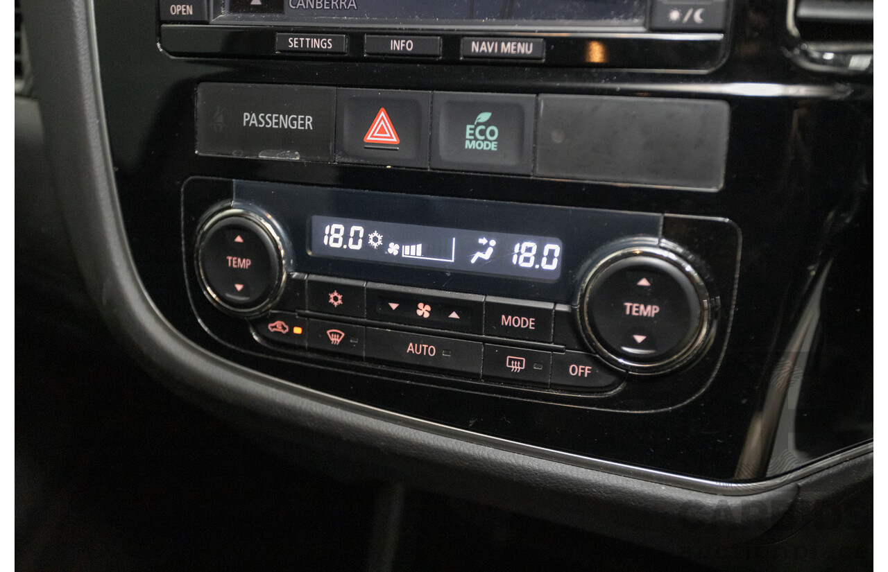 4/2015 Mitsubishi Outlander XLS (4x4) ZK MY16 4d Wagon Titanium Metallic Grey Turbo Diesel 2.3L