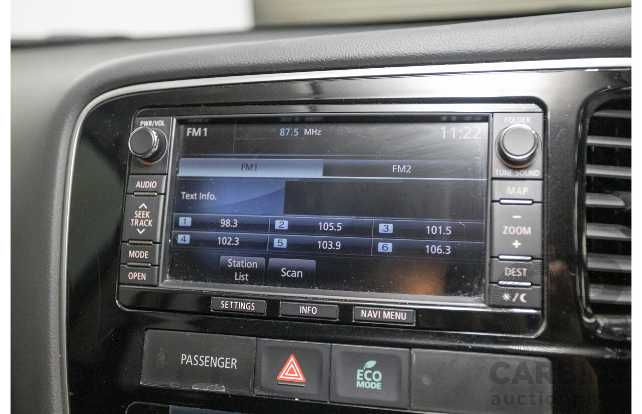 4/2015 Mitsubishi Outlander XLS (4x4) ZK MY16 4d Wagon Titanium Metallic Grey Turbo Diesel 2.3L