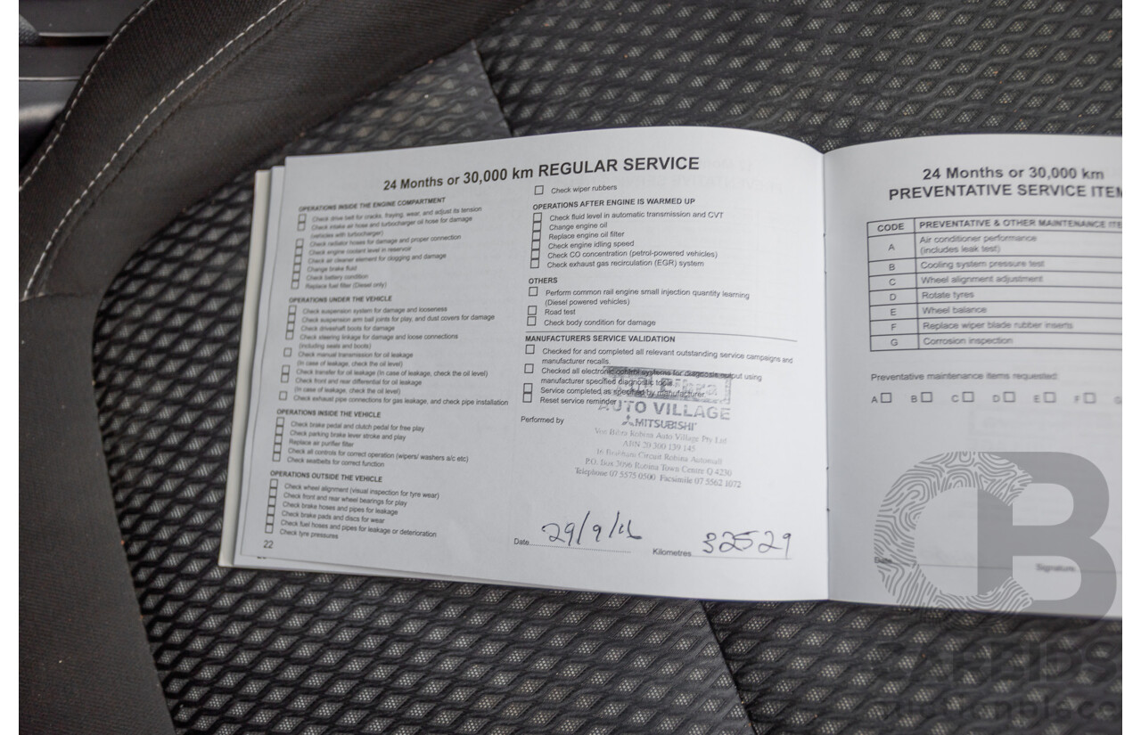 4/2015 Mitsubishi Outlander XLS (4x4) ZK MY16 4d Wagon Titanium Metallic Grey Turbo Diesel 2.3L