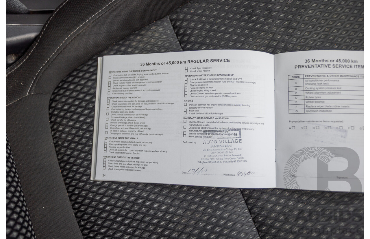 4/2015 Mitsubishi Outlander XLS (4x4) ZK MY16 4d Wagon Titanium Metallic Grey Turbo Diesel 2.3L