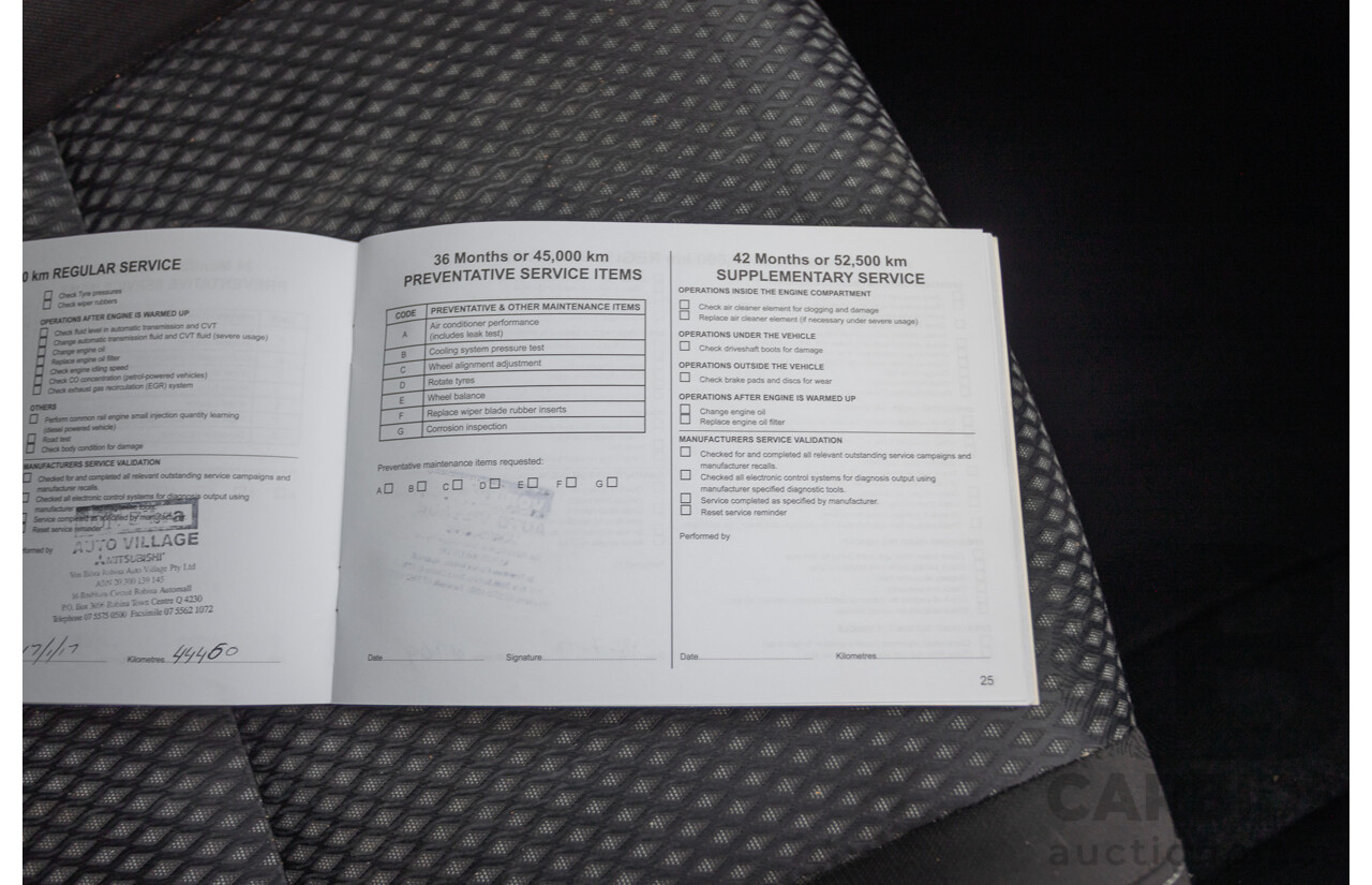 4/2015 Mitsubishi Outlander XLS (4x4) ZK MY16 4d Wagon Titanium Metallic Grey Turbo Diesel 2.3L