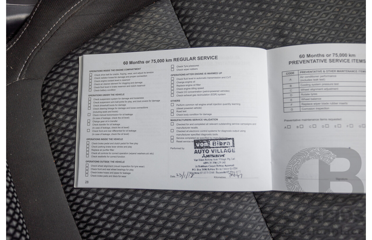 4/2015 Mitsubishi Outlander XLS (4x4) ZK MY16 4d Wagon Titanium Metallic Grey Turbo Diesel 2.3L