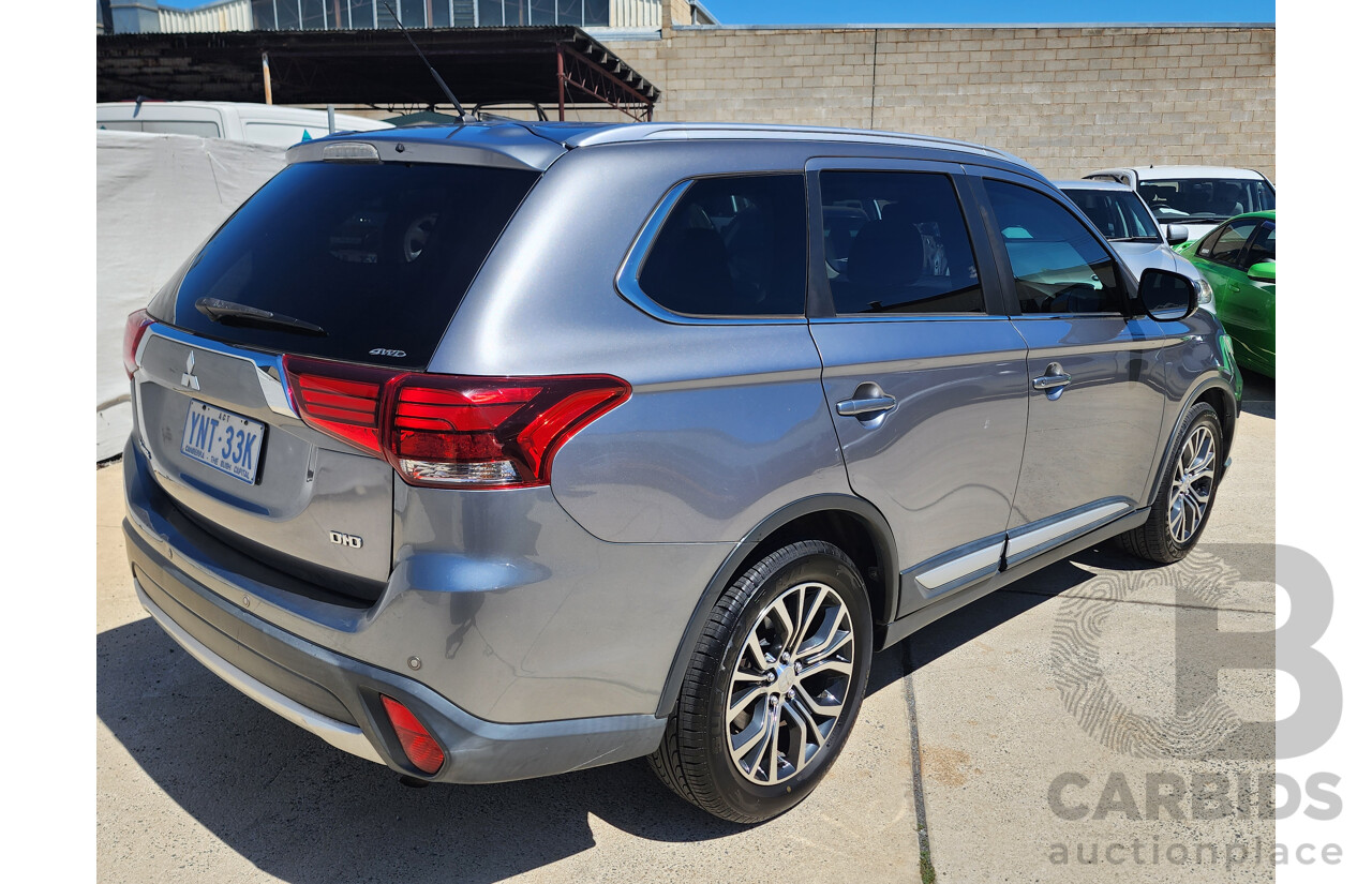 4/2015 Mitsubishi Outlander XLS (4x4) ZK MY16 4d Wagon Grey 2.3L