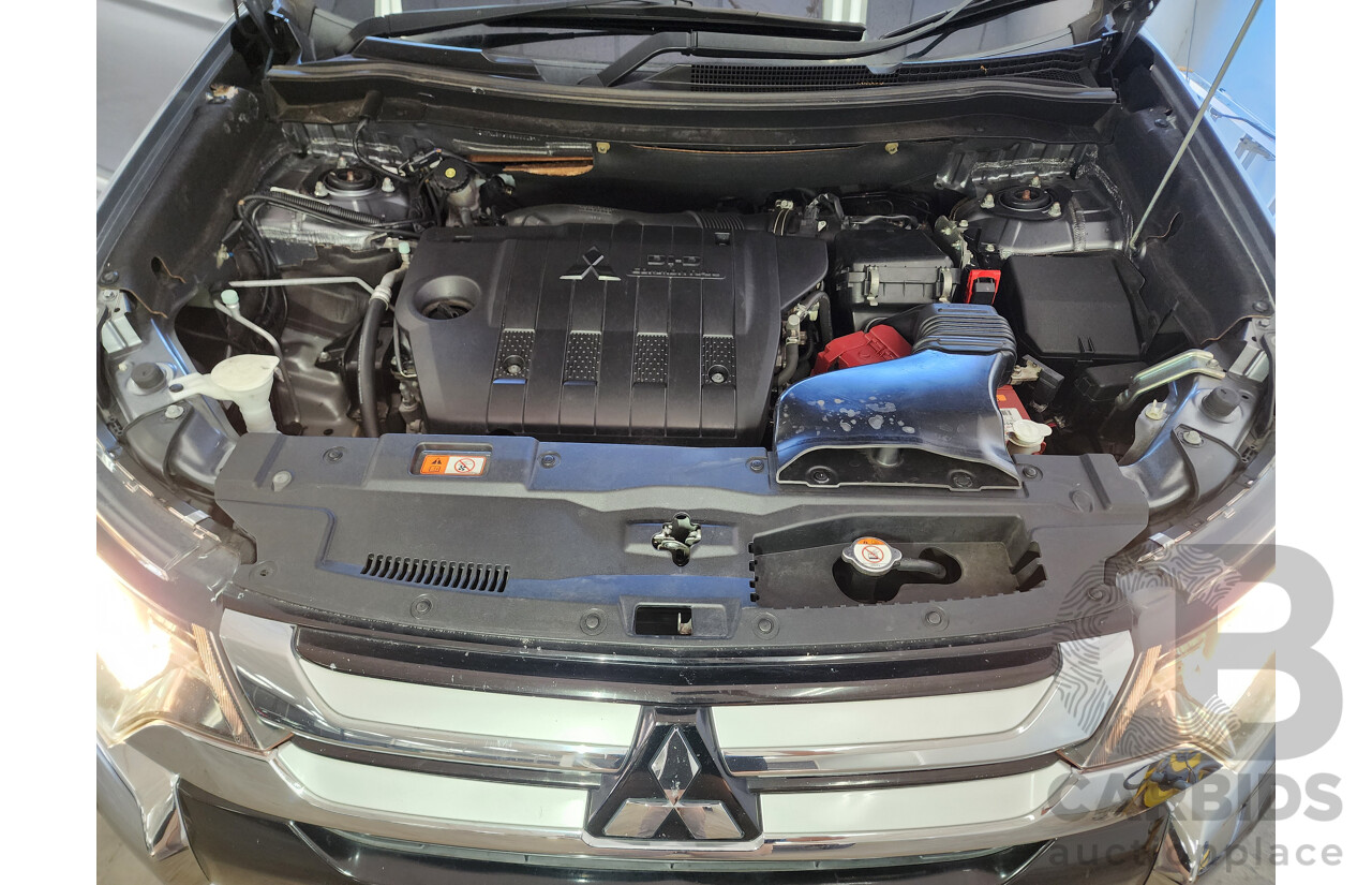 4/2015 Mitsubishi Outlander XLS (4x4) ZK MY16 4d Wagon Grey 2.3L