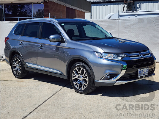 4/2015 Mitsubishi Outlander XLS (4x4) ZK MY16 4d Wagon Grey 2.3L