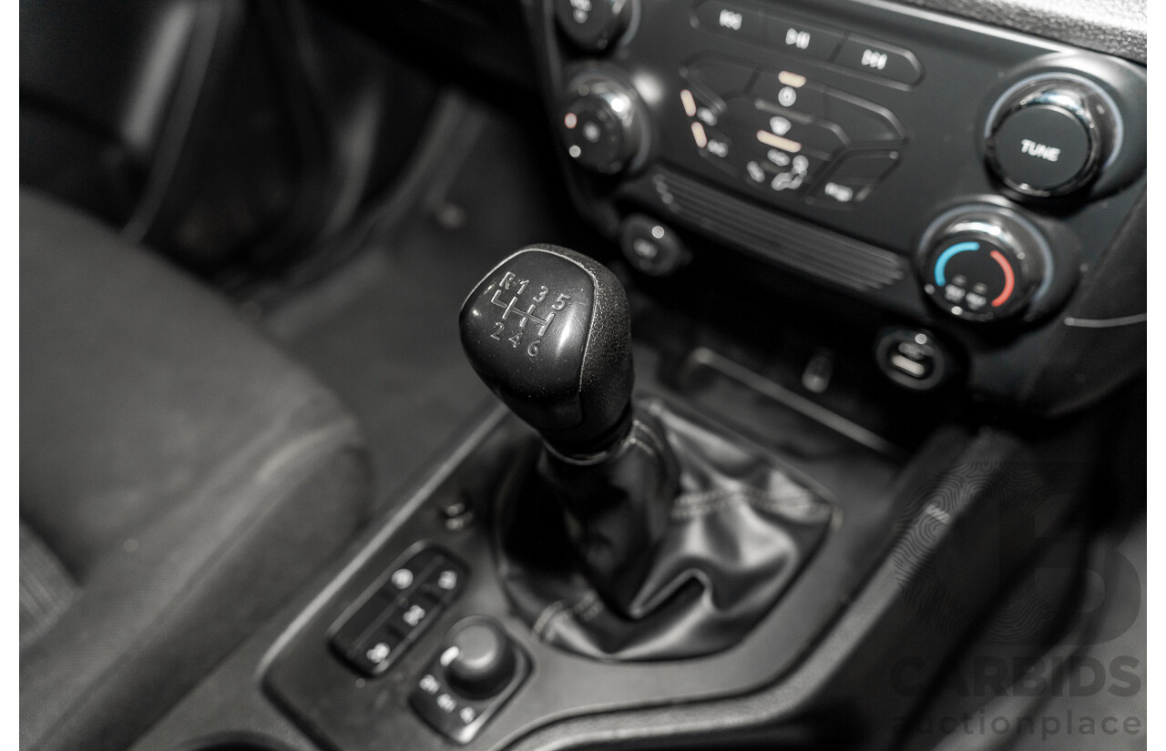 09/2016 Ford Ranger XL 3.2 (4x4) 4x4 PX MKII MY17 C/Chas Frozen White Turbo Diesel 3.2L