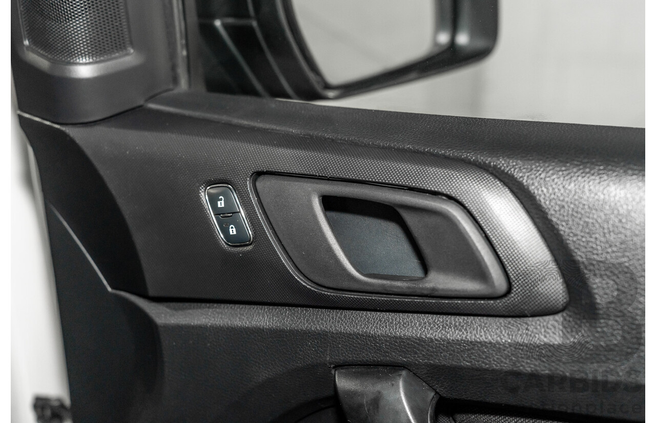 09/2016 Ford Ranger XL 3.2 (4x4) 4x4 PX MKII MY17 C/Chas Frozen White Turbo Diesel 3.2L