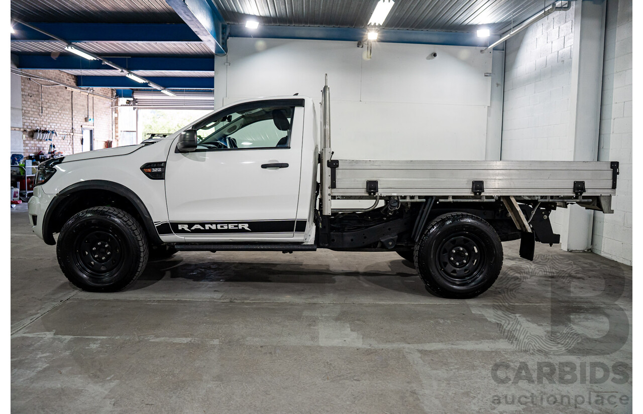 09/2016 Ford Ranger XL 3.2 (4x4) 4x4 PX MKII MY17 C/Chas Frozen White Turbo Diesel 3.2L