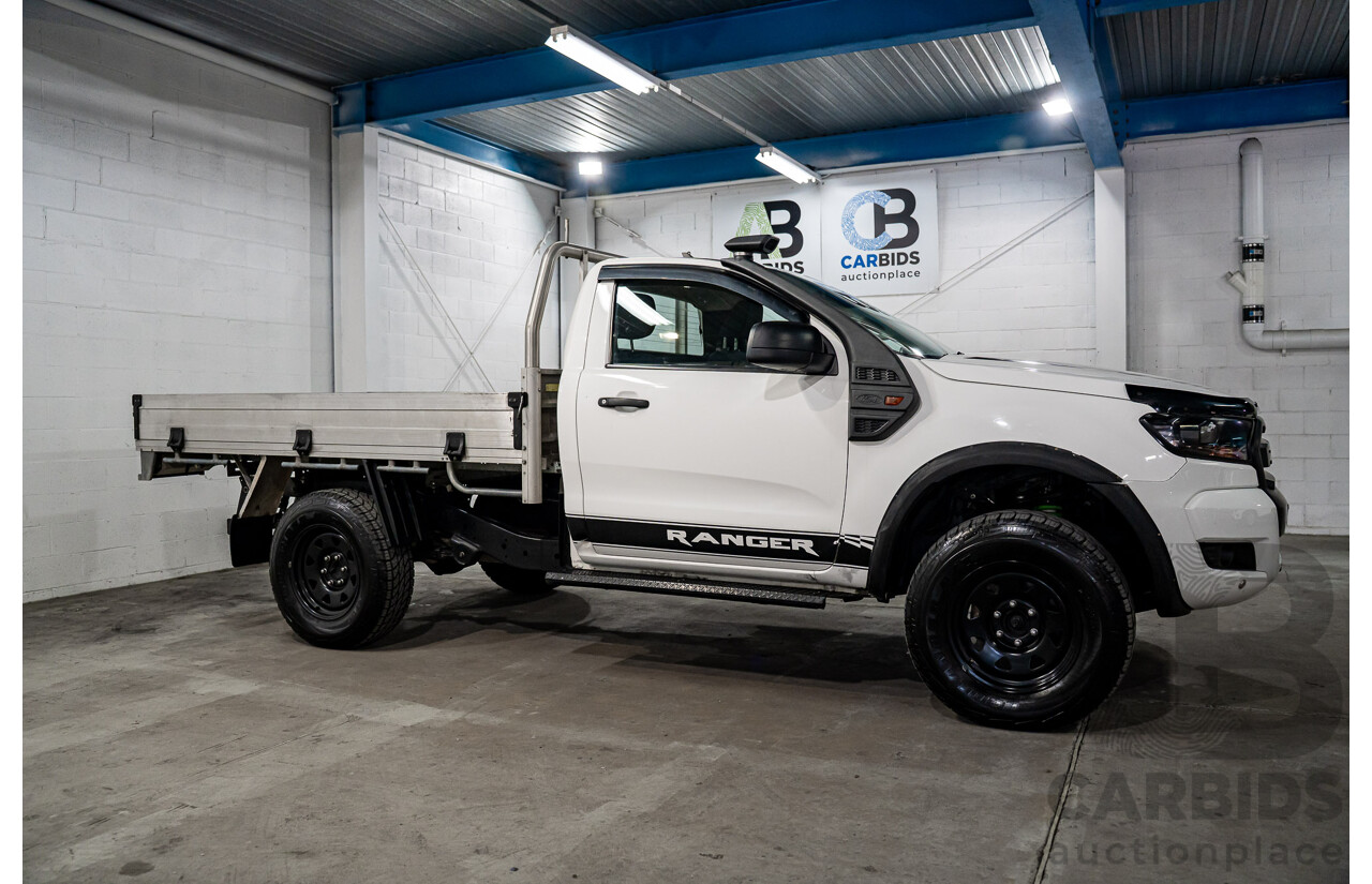 09/2016 Ford Ranger XL 3.2 (4x4) 4x4 PX MKII MY17 C/Chas Frozen White Turbo Diesel 3.2L