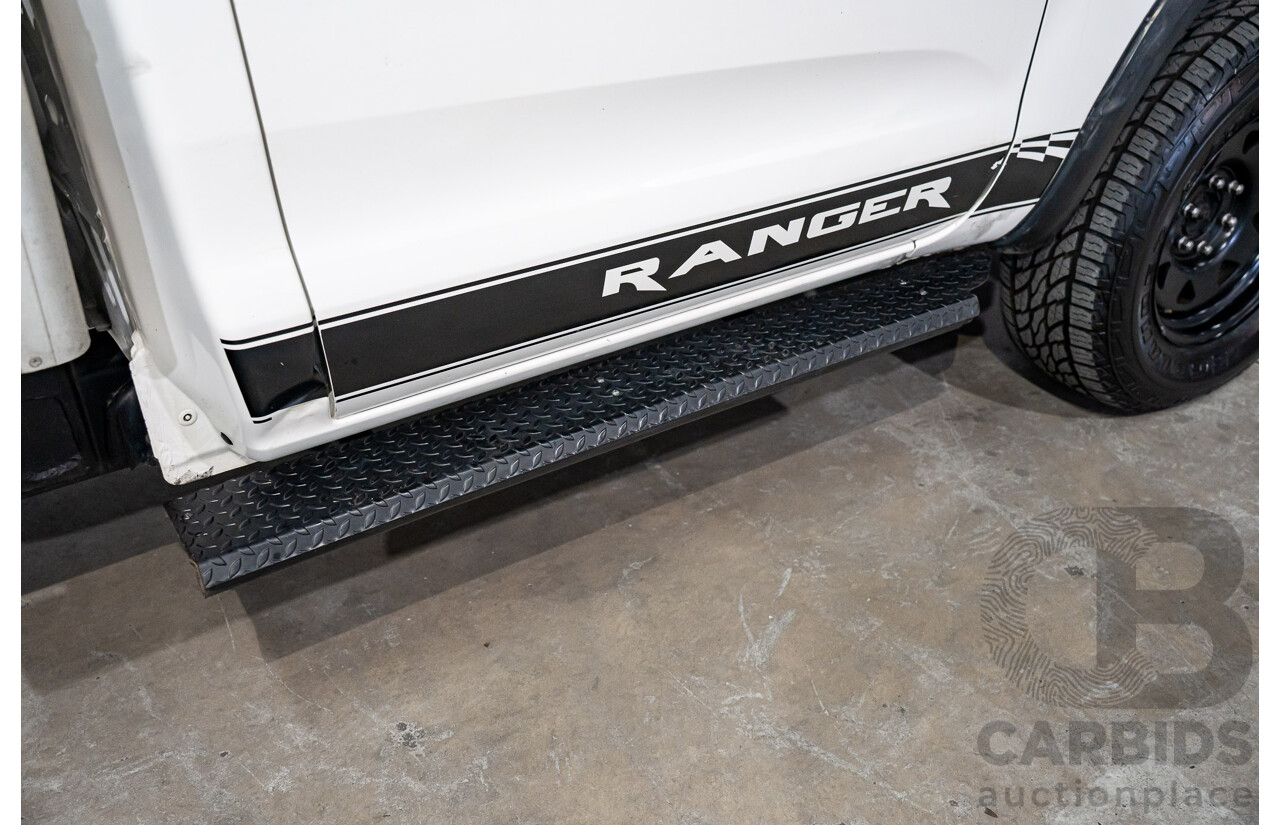 09/2016 Ford Ranger XL 3.2 (4x4) 4x4 PX MKII MY17 C/Chas Frozen White Turbo Diesel 3.2L