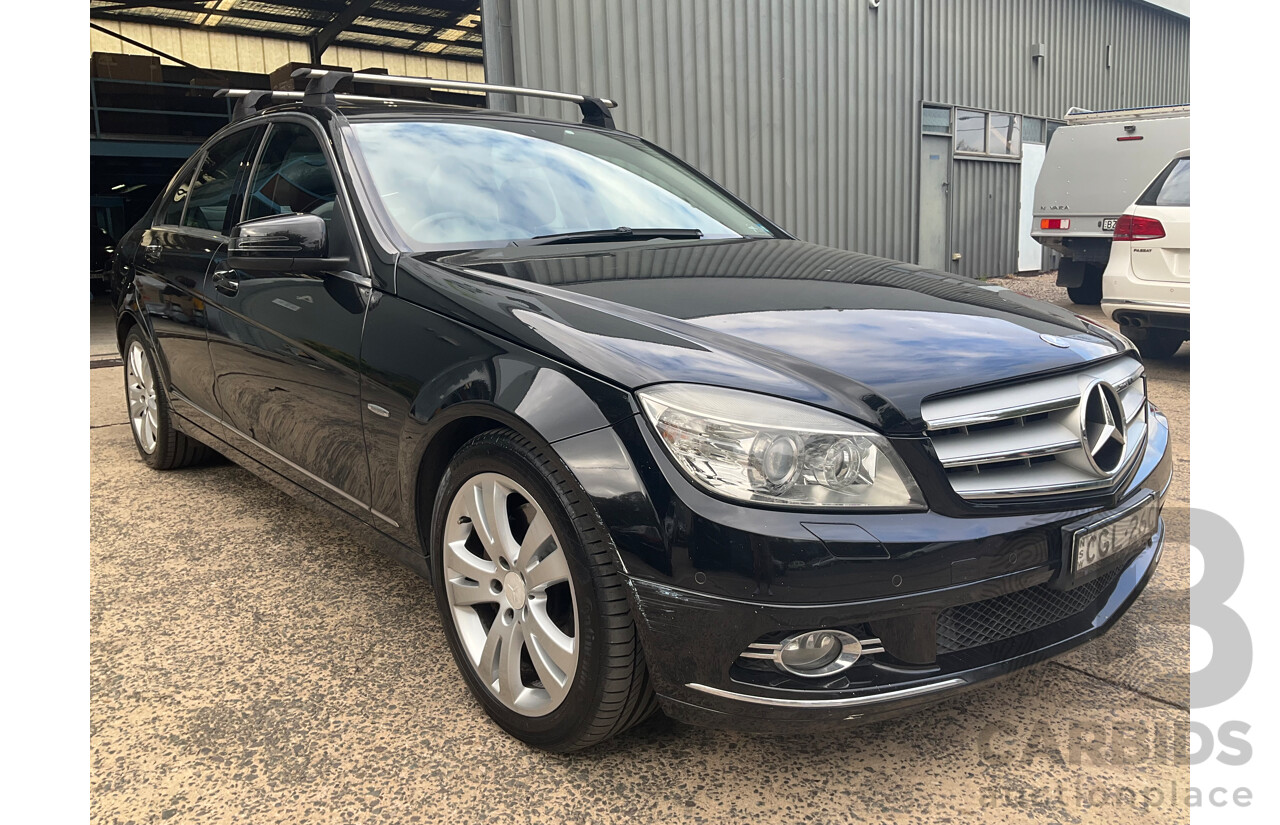 6/2009 Mercedes-Benz C320 CDI Avantgarde W204 4d Sedan Obisidian Black Turbo Diesel V6 3.0L