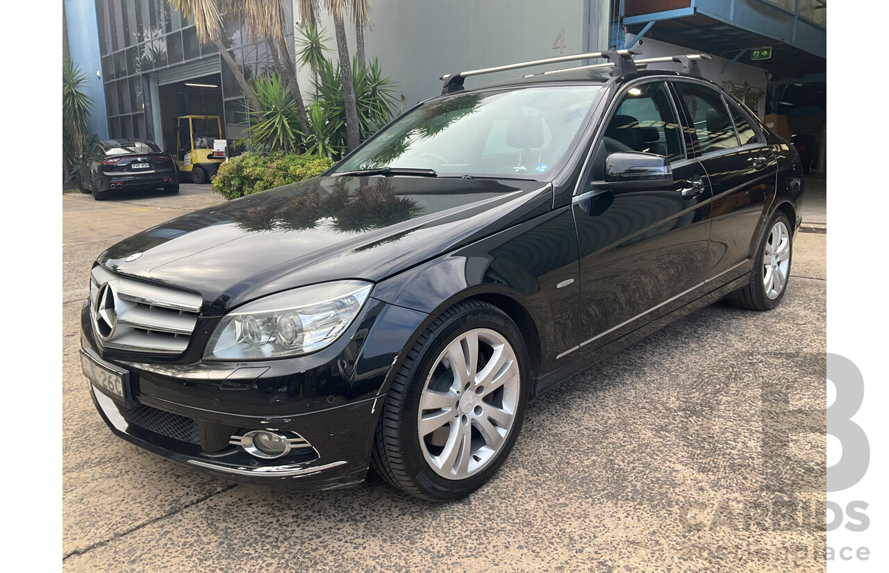 6/2009 Mercedes-Benz C320 CDI Avantgarde W204 4d Sedan Obisidian Black Turbo Diesel V6 3.0L
