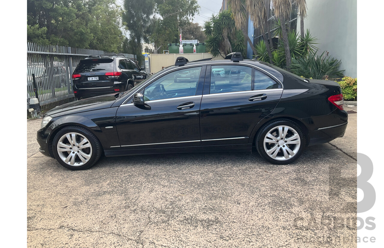 6/2009 Mercedes-Benz C320 CDI Avantgarde W204 4d Sedan Obisidian Black Turbo Diesel V6 3.0L
