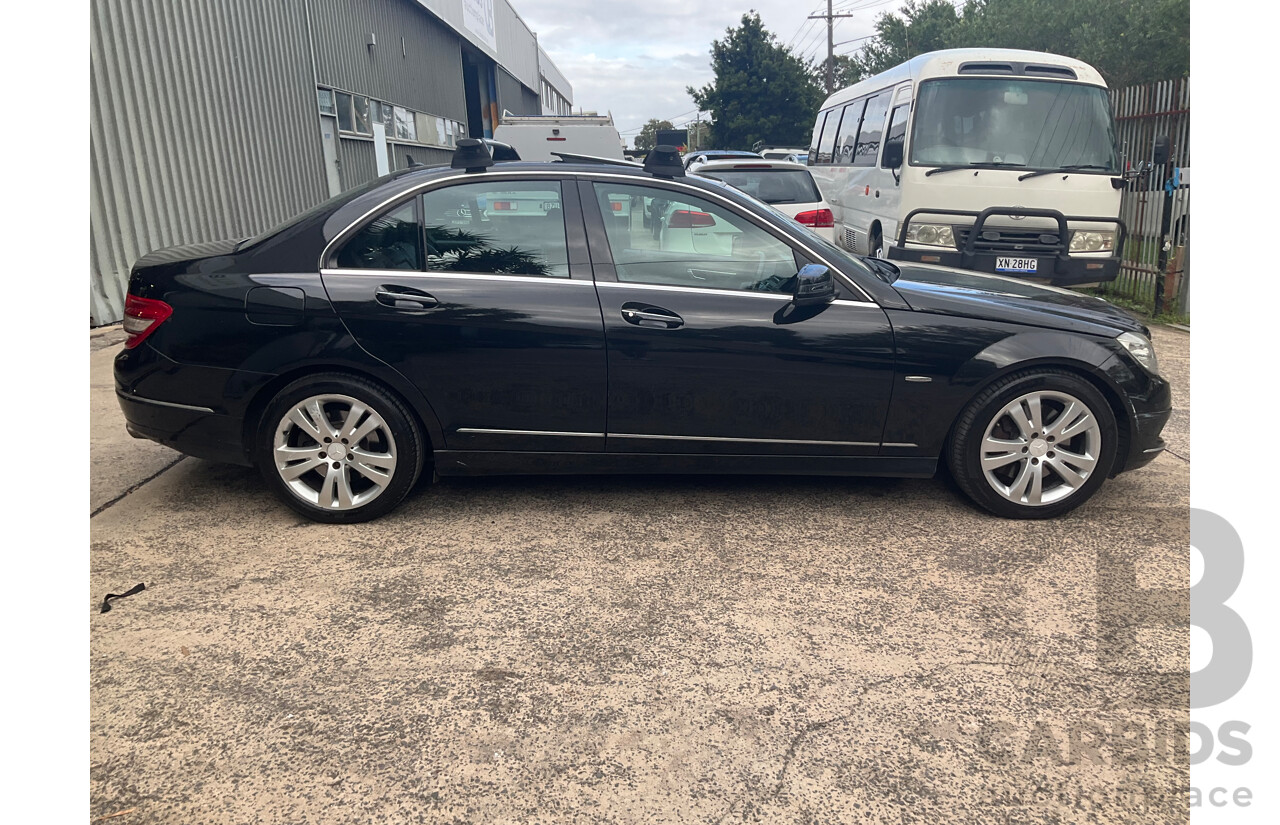6/2009 Mercedes-Benz C320 CDI Avantgarde W204 4d Sedan Obisidian Black Turbo Diesel V6 3.0L