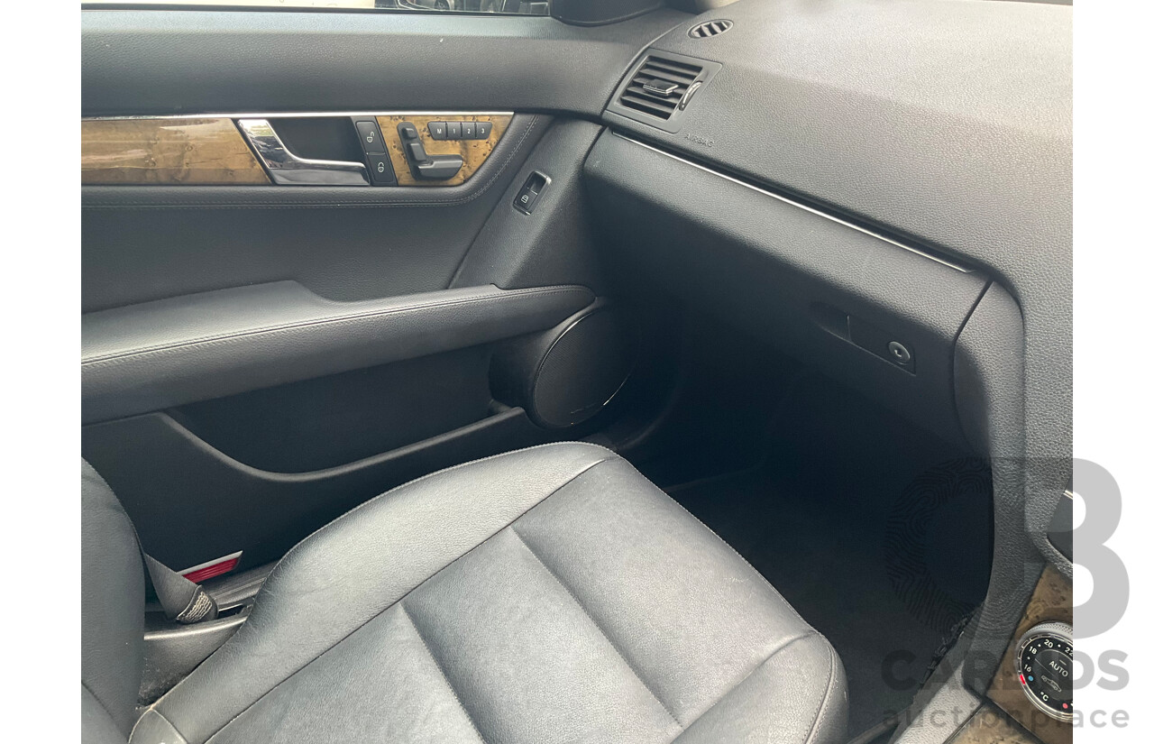 6/2009 Mercedes-Benz C320 CDI Avantgarde W204 4d Sedan Obisidian Black Turbo Diesel V6 3.0L