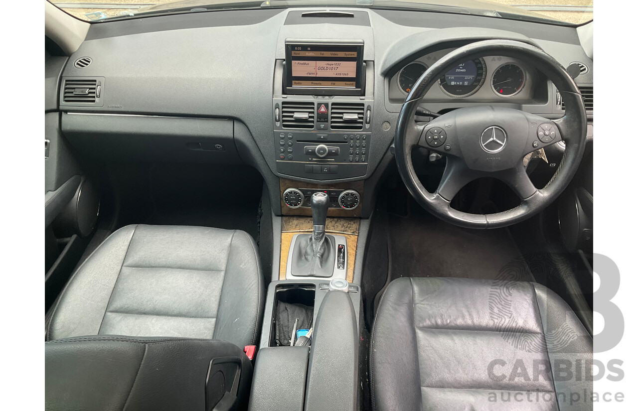 6/2009 Mercedes-Benz C320 CDI Avantgarde W204 4d Sedan Obisidian Black Turbo Diesel V6 3.0L