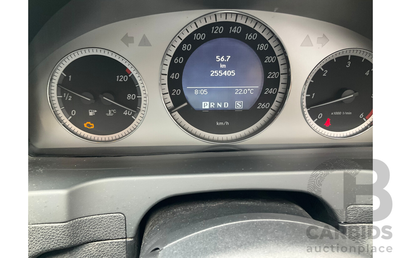 6/2009 Mercedes-Benz C320 CDI Avantgarde W204 4d Sedan Obisidian Black Turbo Diesel V6 3.0L