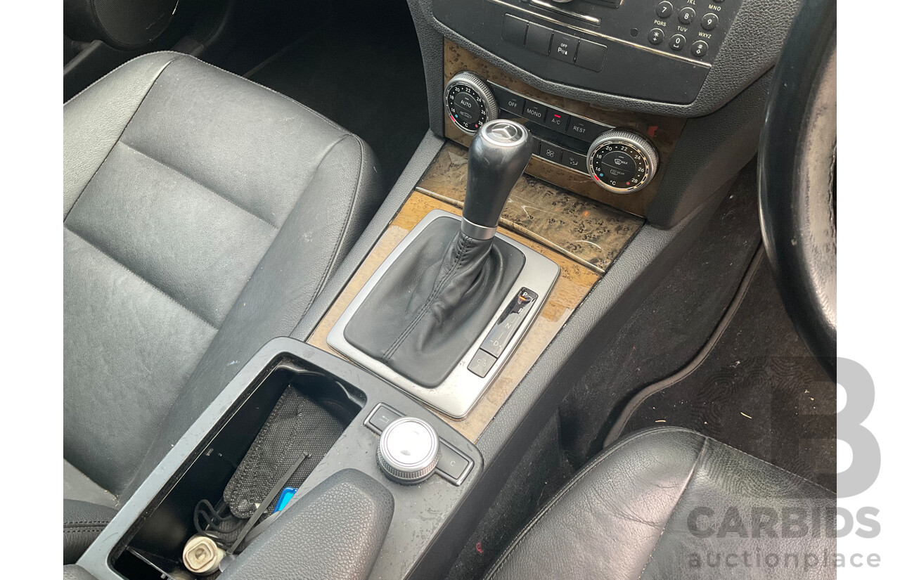 6/2009 Mercedes-Benz C320 CDI Avantgarde W204 4d Sedan Obisidian Black Turbo Diesel V6 3.0L