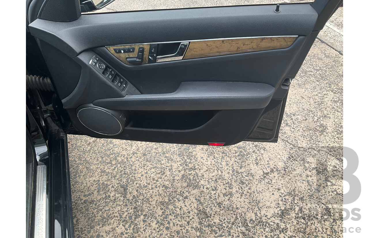 6/2009 Mercedes-Benz C320 CDI Avantgarde W204 4d Sedan Obisidian Black Turbo Diesel V6 3.0L