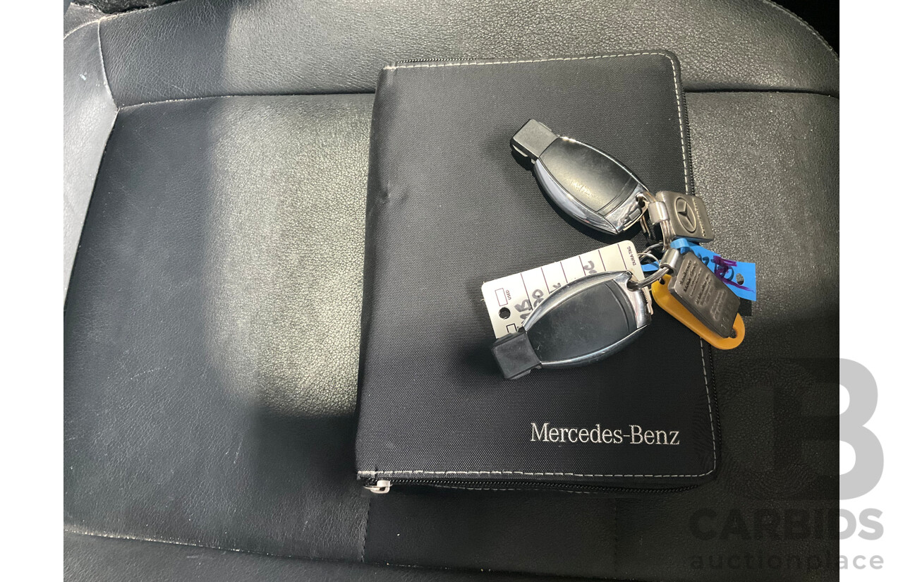 6/2009 Mercedes-Benz C320 CDI Avantgarde W204 4d Sedan Obisidian Black Turbo Diesel V6 3.0L