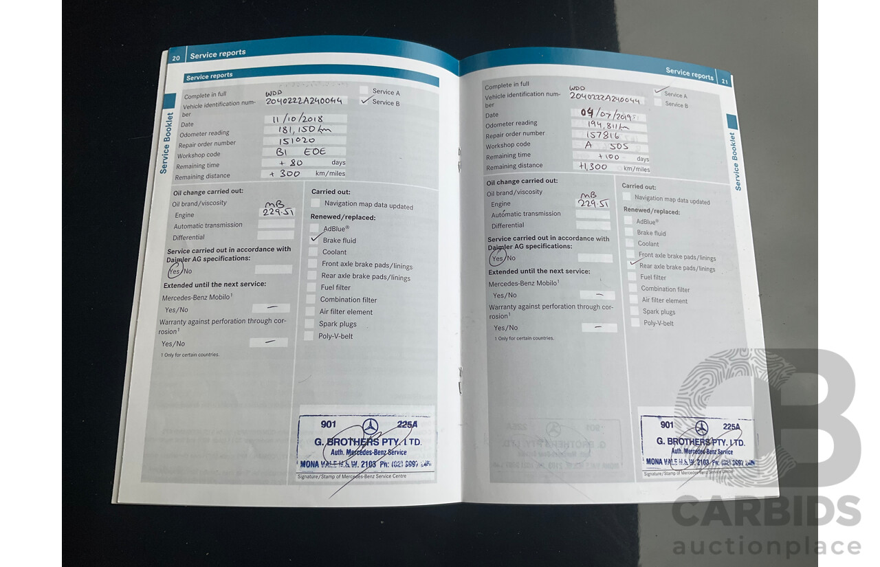 6/2009 Mercedes-Benz C320 CDI Avantgarde W204 4d Sedan Obisidian Black Turbo Diesel V6 3.0L