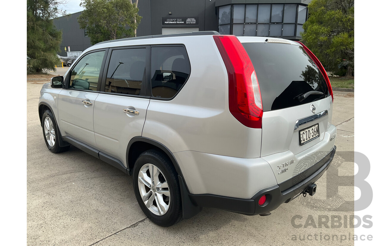 3/2012 Nissan X-Trail TS (4x4) T31 Series 5 4d Wagon Silver Turbo Diesel 2.0L