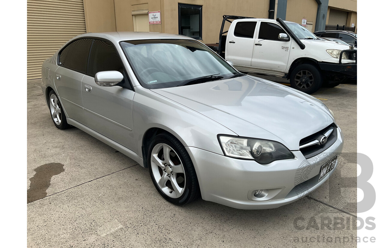 7/2006 Subaru Liberty 2.0R MY06 4d Sedan Silver 2.0L