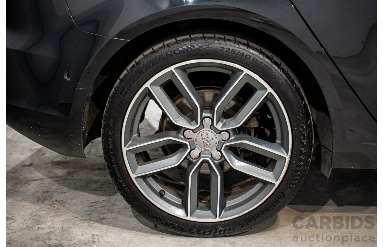 1/2014 Audi A3 Sportback 1.4 TFSI Attraction COD 8V 5d Hatchback Phantom Black Pearl Turbo 1.4L