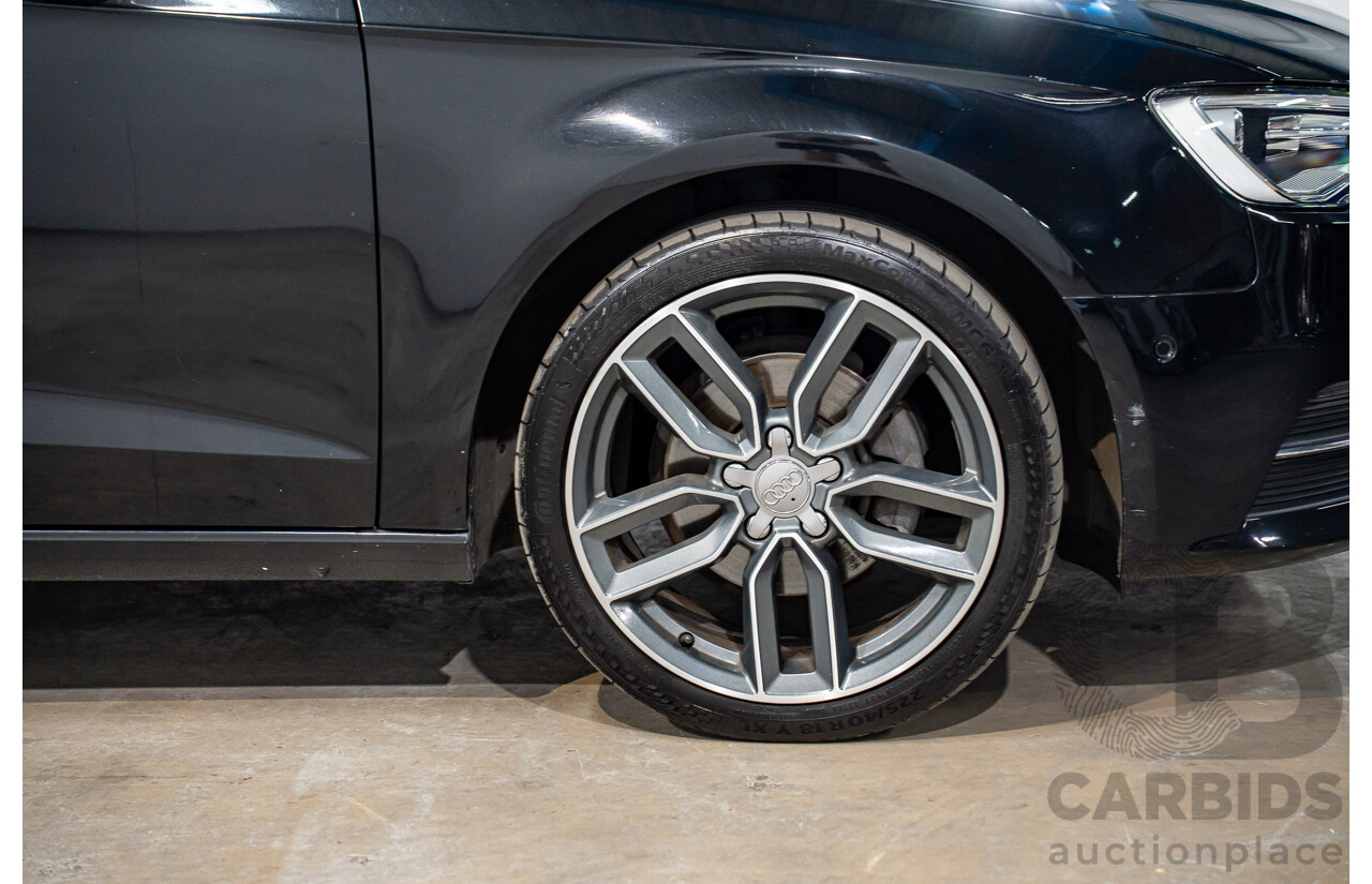 1/2014 Audi A3 Sportback 1.4 TFSI Attraction COD 8V 5d Hatchback Phantom Black Pearl Turbo 1.4L