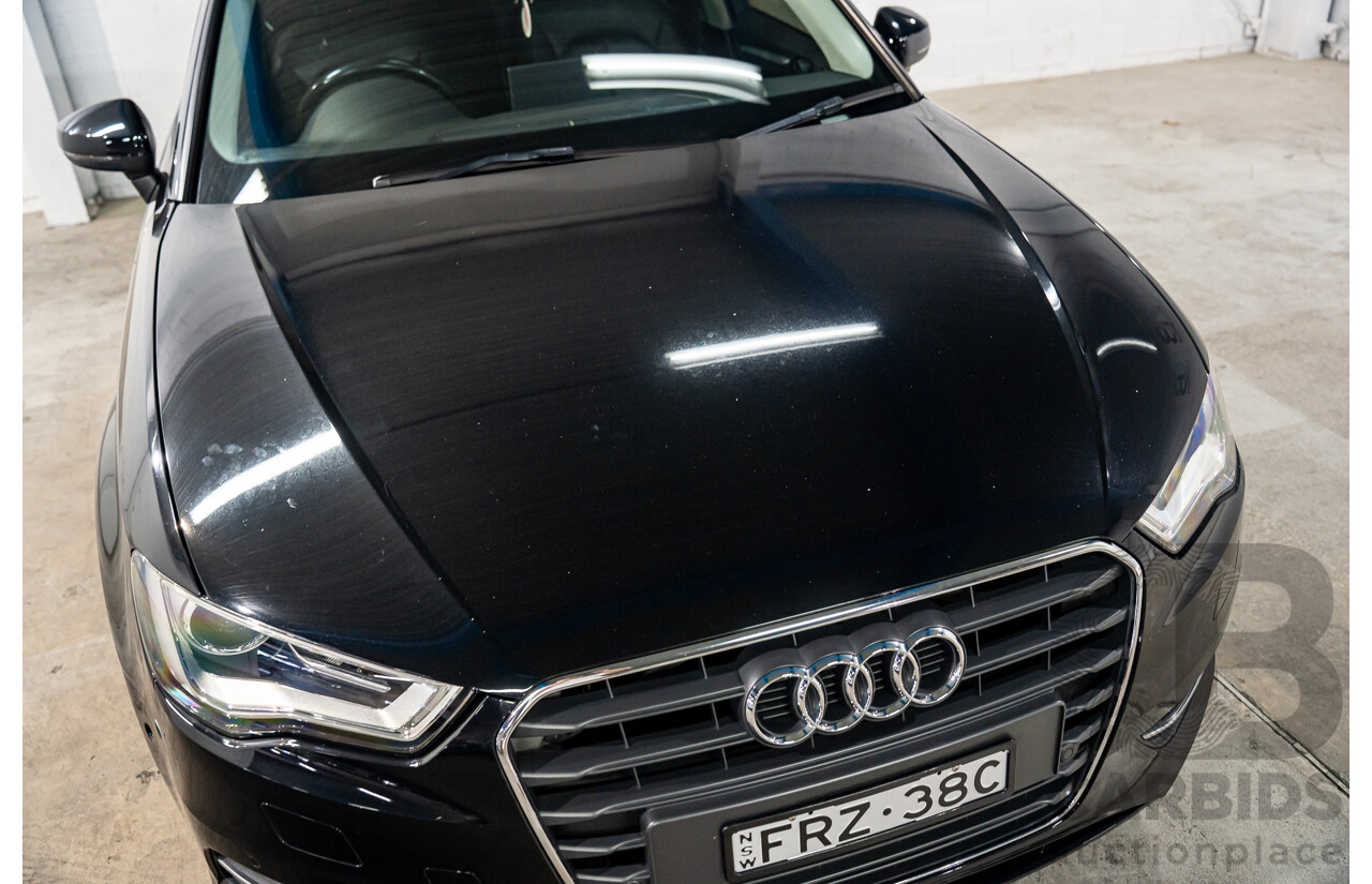 1/2014 Audi A3 Sportback 1.4 TFSI Attraction COD 8V 5d Hatchback Phantom Black Pearl Turbo 1.4L
