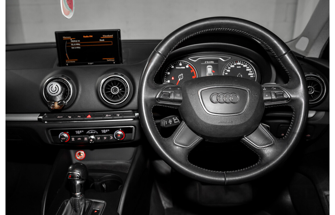 1/2014 Audi A3 Sportback 1.4 TFSI Attraction COD 8V 5d Hatchback Phantom Black Pearl Turbo 1.4L