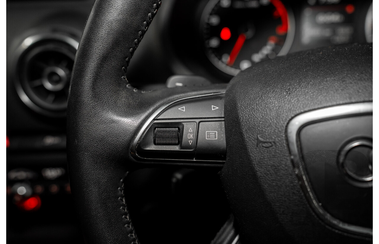 1/2014 Audi A3 Sportback 1.4 TFSI Attraction COD 8V 5d Hatchback Phantom Black Pearl Turbo 1.4L